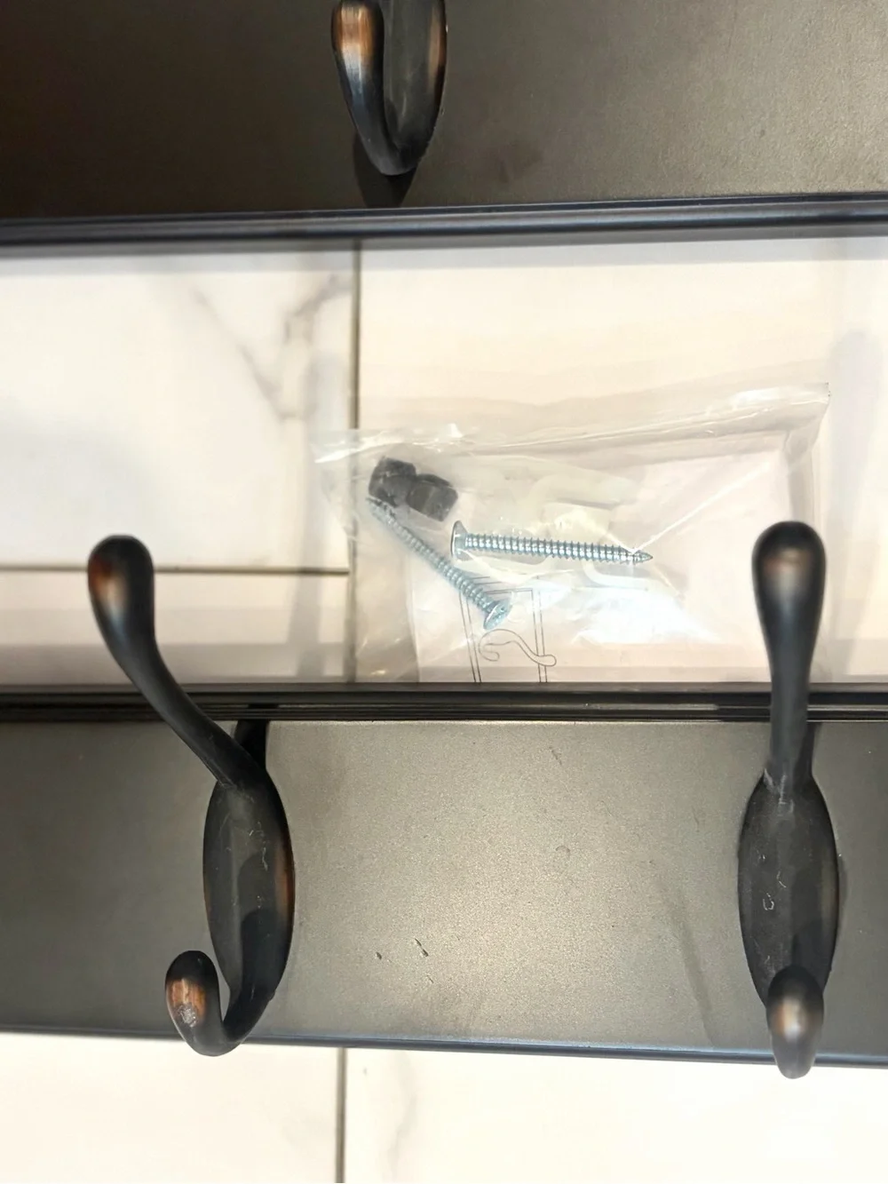 NWT! 🖤 Set of 3 Double-Hook Wall Hooks